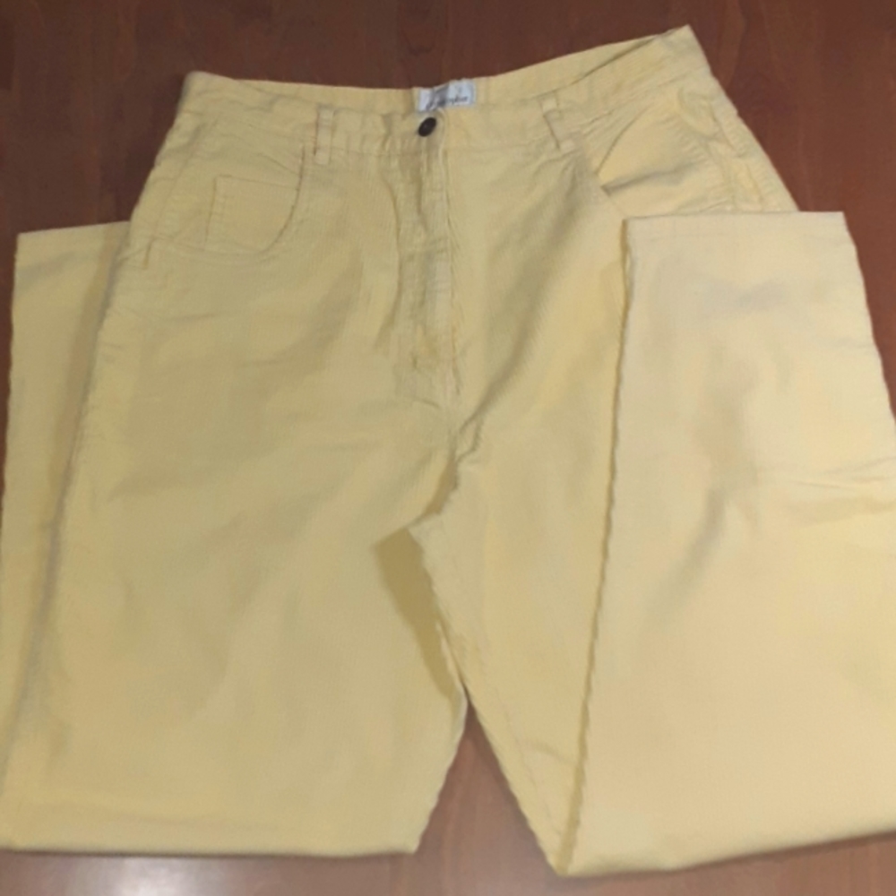 Christopher & Banks Yellow Corduroy Jeans (size 16)